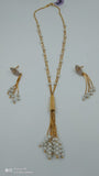 GOLD PEARL CHAIN SET