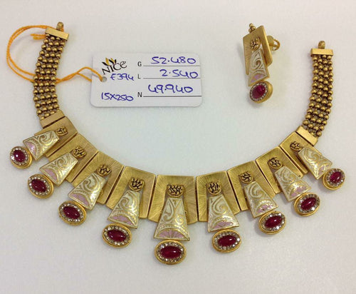 antique gold necklace