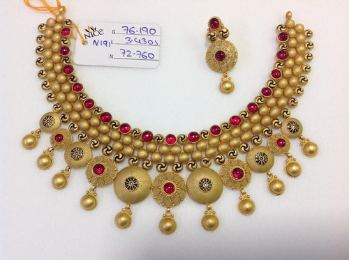 antique gold necklace