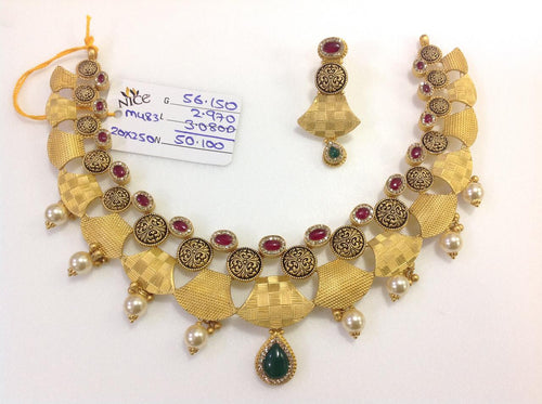 antique gold necklace