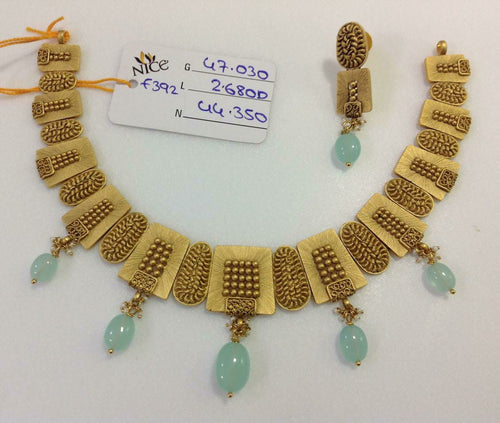 antique gold necklace