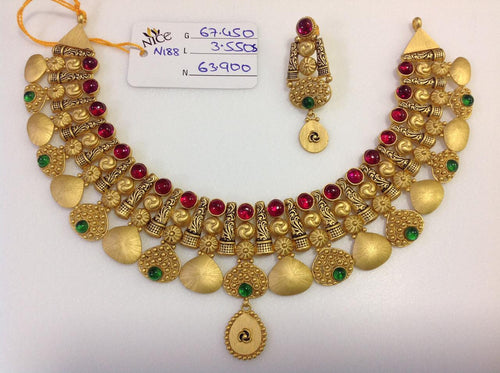 antique gold necklace